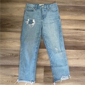 madewell straight jeans